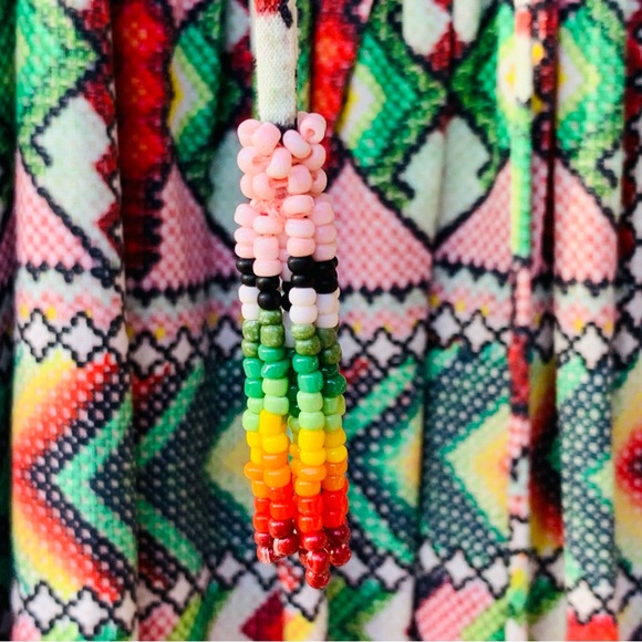 Farm Rio Colorful Geometric Patterned Dress - Picture 6 of 15